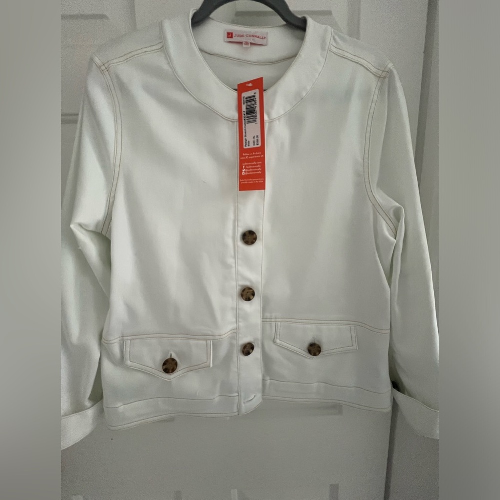 Jude Connally stretch cotton jacket.  NWT
